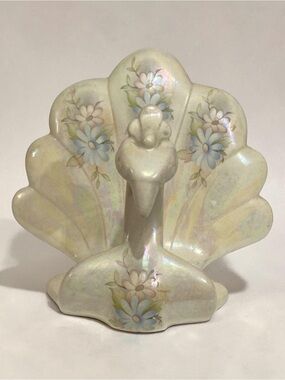 Peacock Coquille Seashell Kitchen Napkin Holder Kitchen Decor